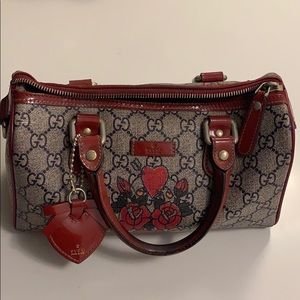 Gucci floral speedy bag